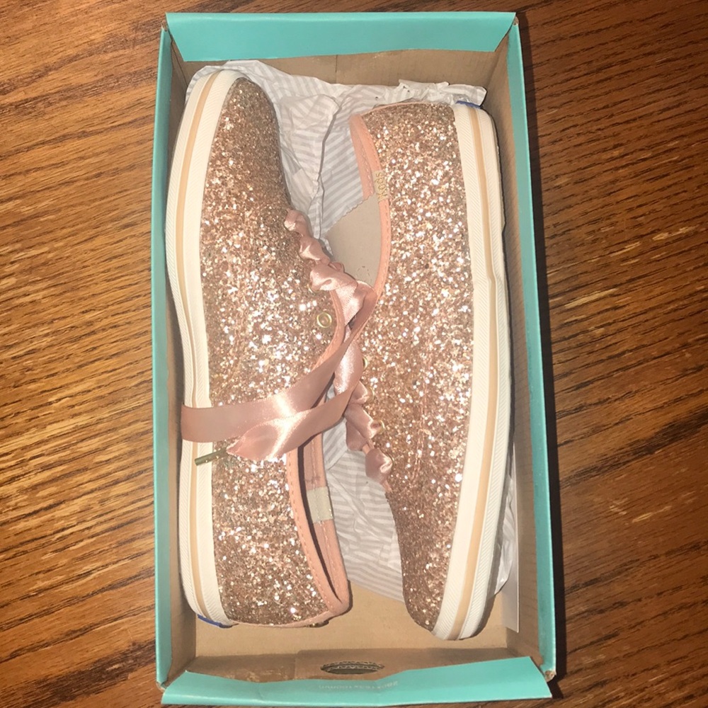 Women’s 7 Rose Gold  - Keds x Kate Spade